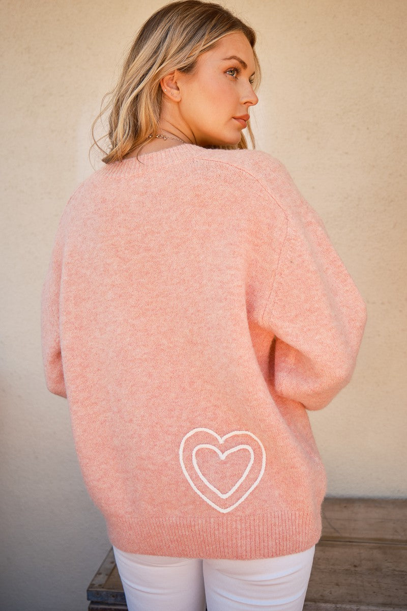 Blush Pink "WIFEY" Sweater – Cozy & Stylish Statement Knit