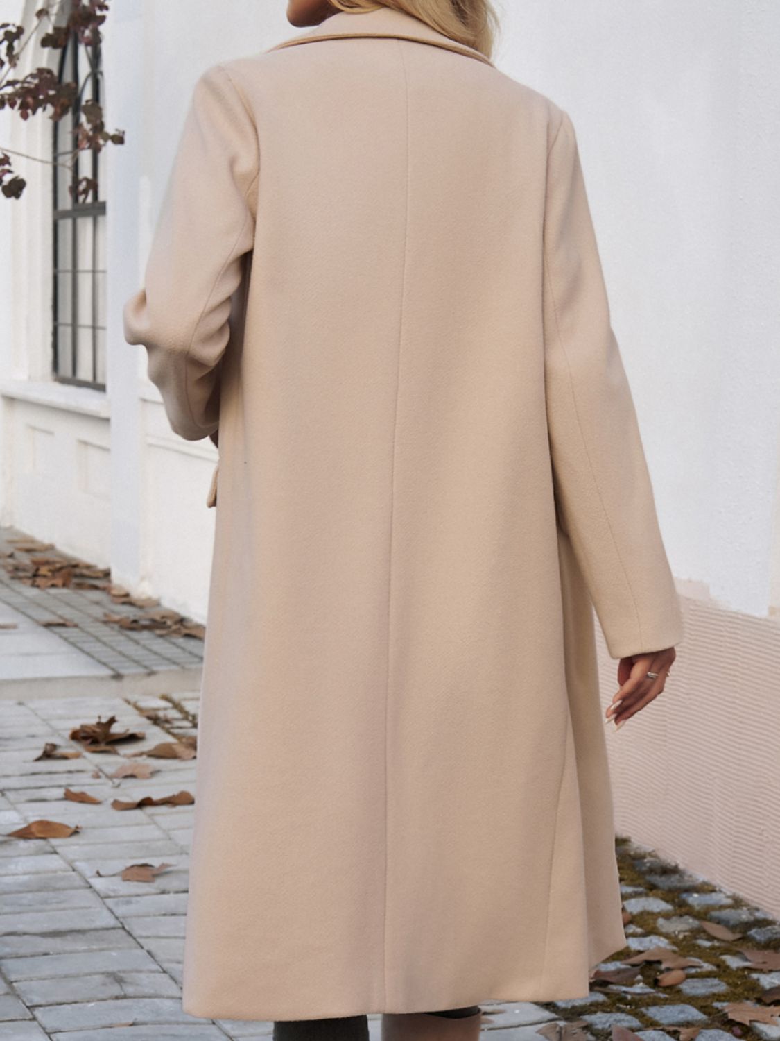 Elegant Double-Breasted Long Coat – Chic & Timeless Outerwear